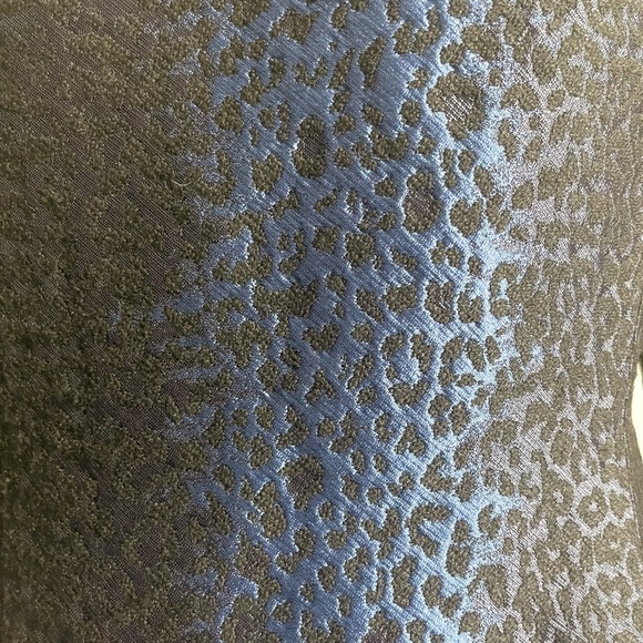 Elie Tahari Leopard Print One Button Blazer, Black & Blue - Picture 14 of 16